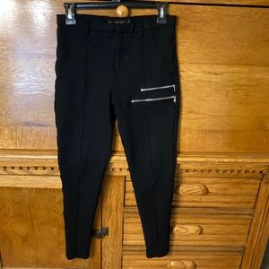 ZARA BASIC Black Stretch Leggings